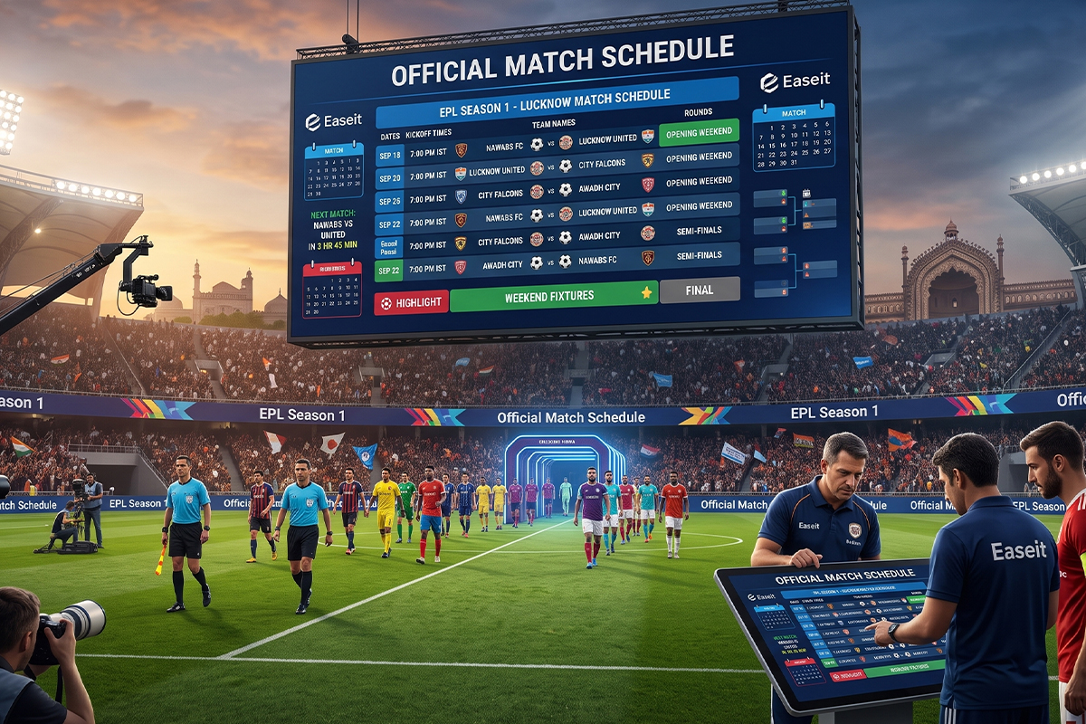 EPL Season 1 schedule